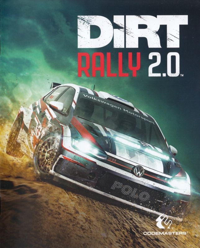 Manual for DiRT Rally 2.0 (Day One Edition) (PlayStation 4): Front