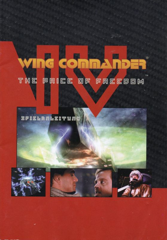 Manual for Wing Commander IV: The Price of Freedom (DOS): Front
