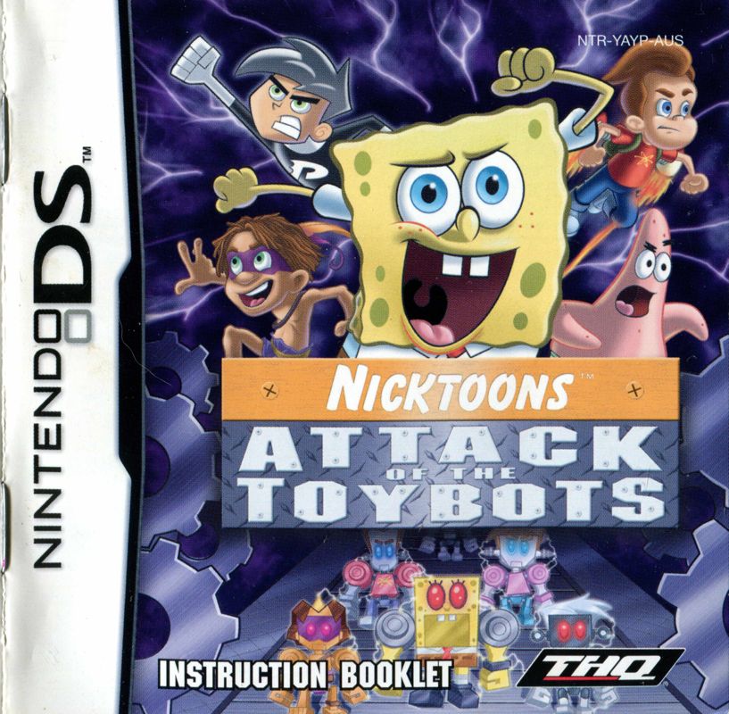 Nicktoons: Attack of the Toybots cover or packaging material - MobyGames