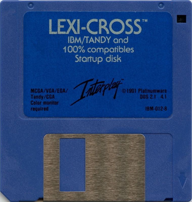 Media for Lexi-Cross (DOS) (Dual Media release): 3.5" Disk