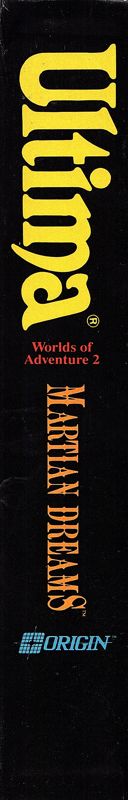 Spine/Sides for Ultima: Worlds of Adventure 2 - Martian Dreams (DOS) (5.25" HD disk release): Right