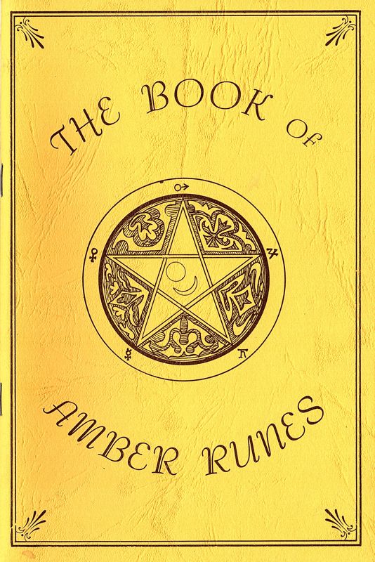 Manual for Exodus: Ultima III (DOS) (Original 'glossy cover' release): The Book of Amber Runes