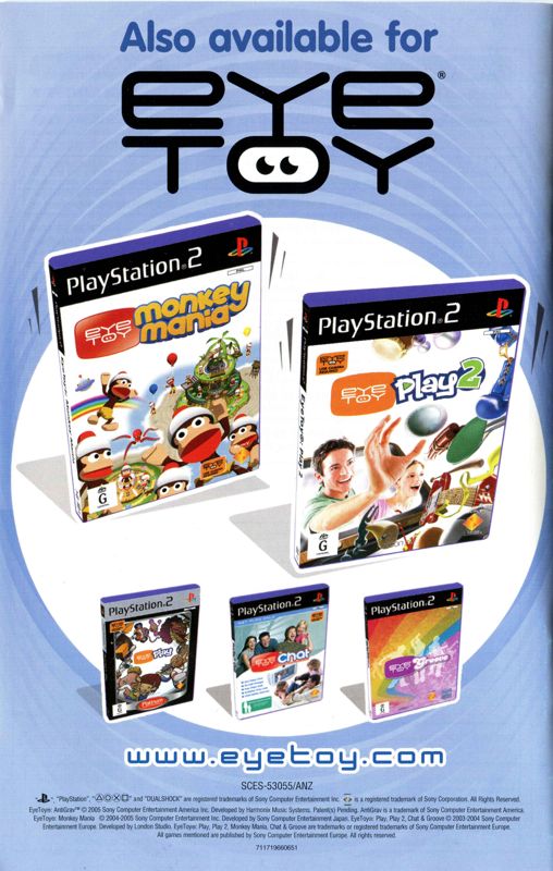 EyeToy: AntiGrav cover or packaging material - MobyGames