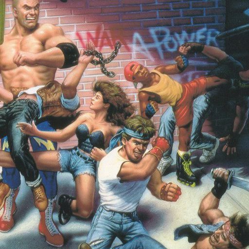 Front Cover for Streets of Rage 2 (iPad and iPhone): 1st version