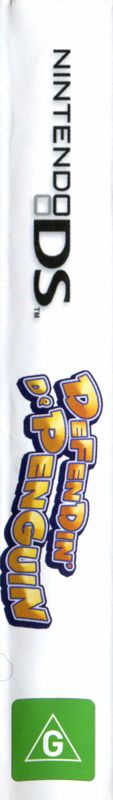 Spine/Sides for Defendin' De Penguin (Nintendo DS)