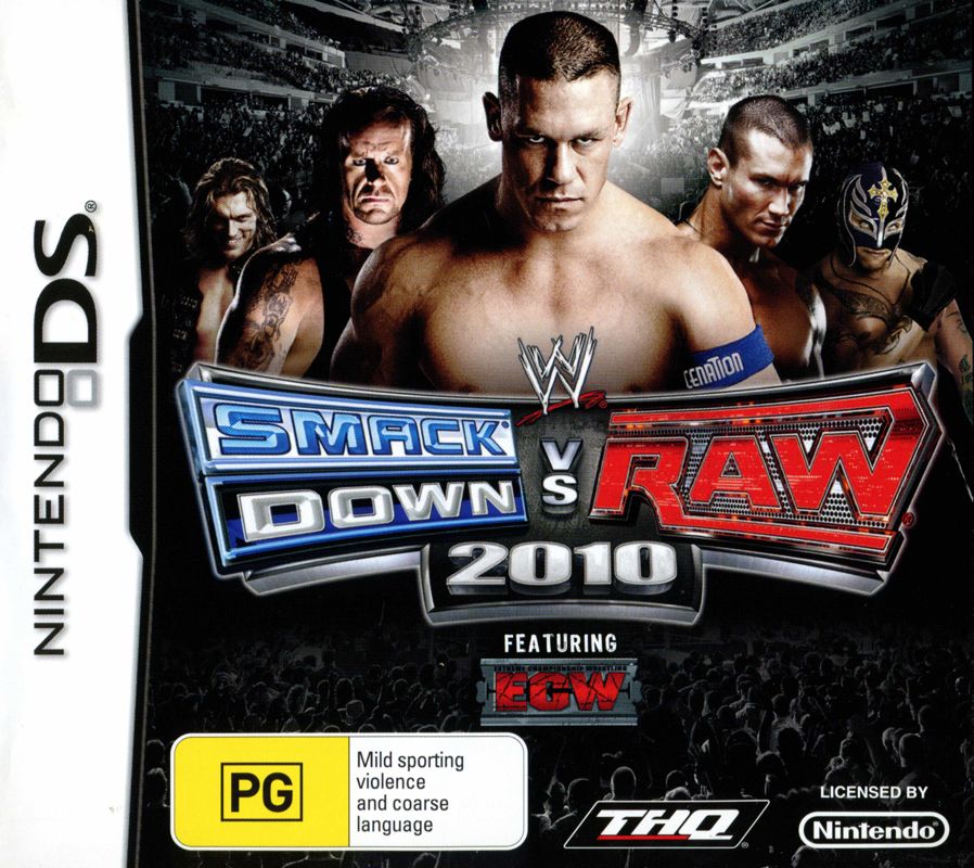 Front Cover for WWE Smackdown vs. Raw 2010 (Nintendo DS)