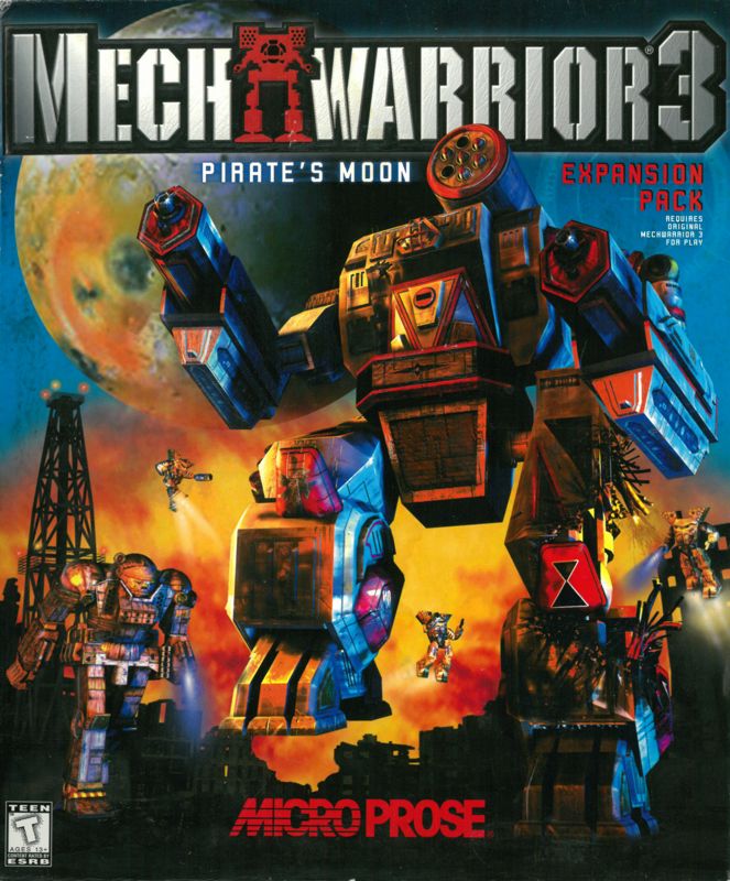 Front Cover for MechWarrior 3: Pirate's Moon (Windows)