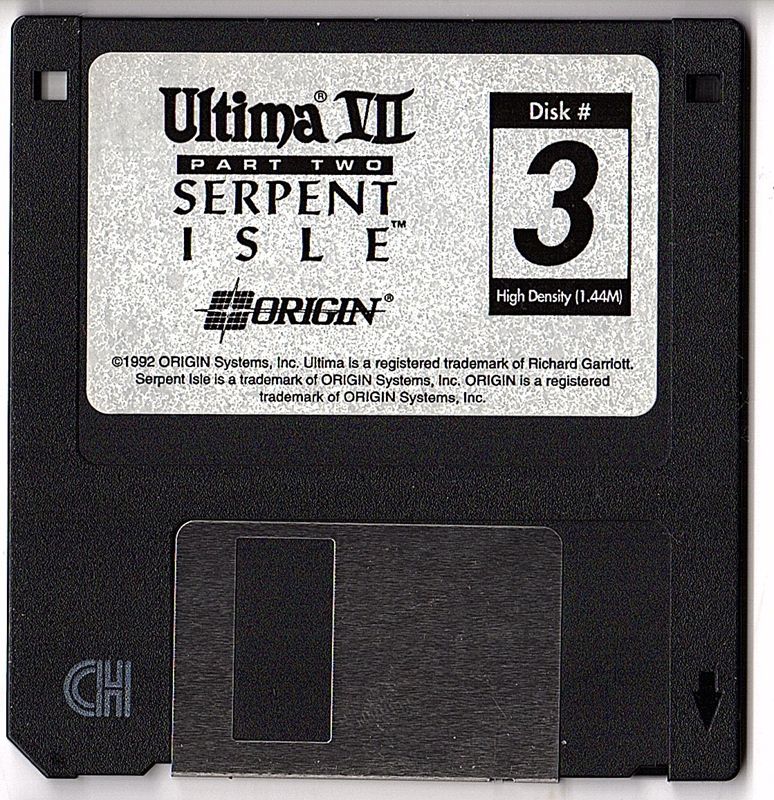 Media for Ultima VII: Part Two - Serpent Isle (DOS): Disk 3