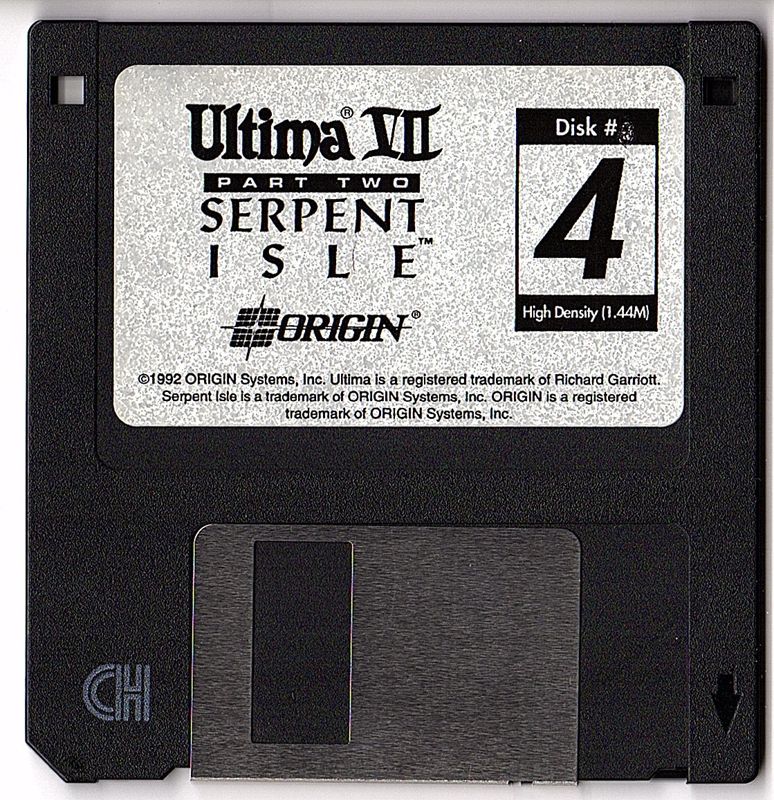 Media for Ultima VII: Part Two - Serpent Isle (DOS): Disk 4