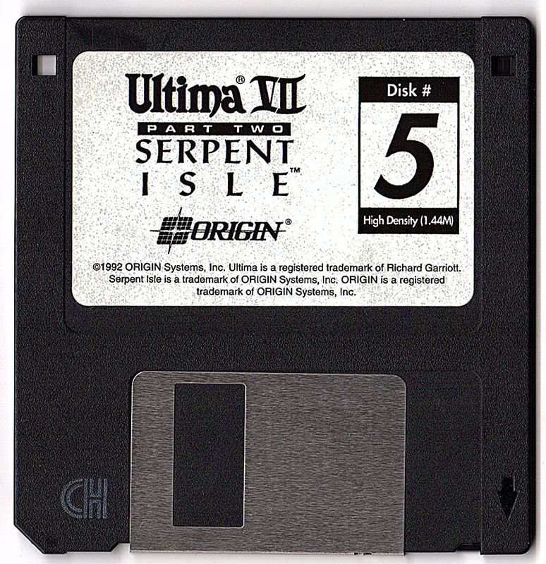 Media for Ultima VII: Part Two - Serpent Isle (DOS): Disk 5