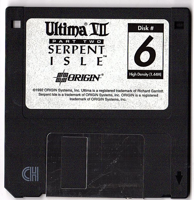 Media for Ultima VII: Part Two - Serpent Isle (DOS): Disk 6