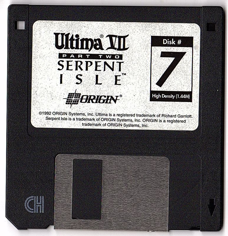 Media for Ultima VII: Part Two - Serpent Isle (DOS): Disk 7