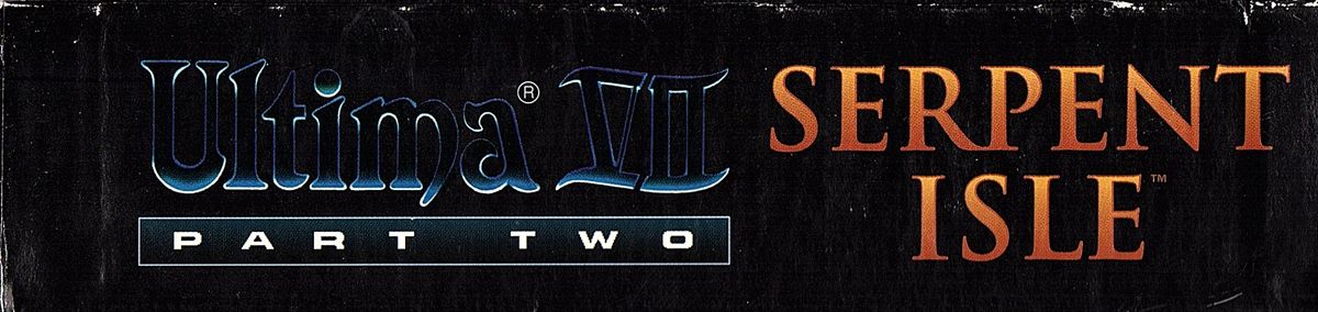 Spine/Sides for Ultima VII: Part Two - Serpent Isle (DOS): Top