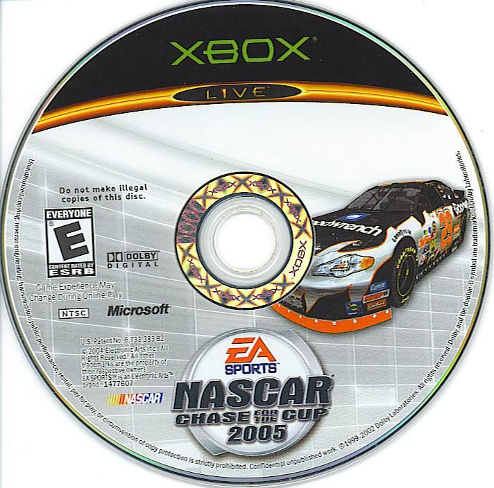 Media for NASCAR 2005: Chase for the Cup (Xbox)