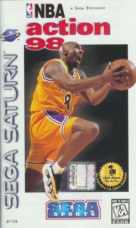 Front Cover for NBA Action 98 (SEGA Saturn)