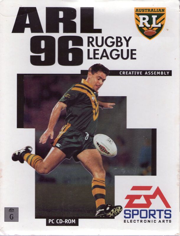Front Cover for International Rugby League (DOS and Windows)