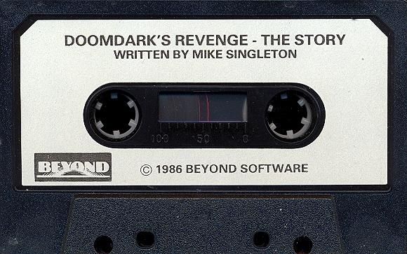 Extras for Doomdark's Revenge (Commodore 64): Story Audio Tape