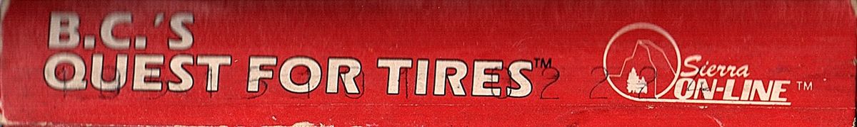 Spine/Sides for BC's Quest for Tires (Apple II): Bottom