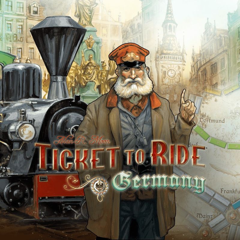 Front Cover for Ticket to Ride: Germany (PlayStation 4) (download release)