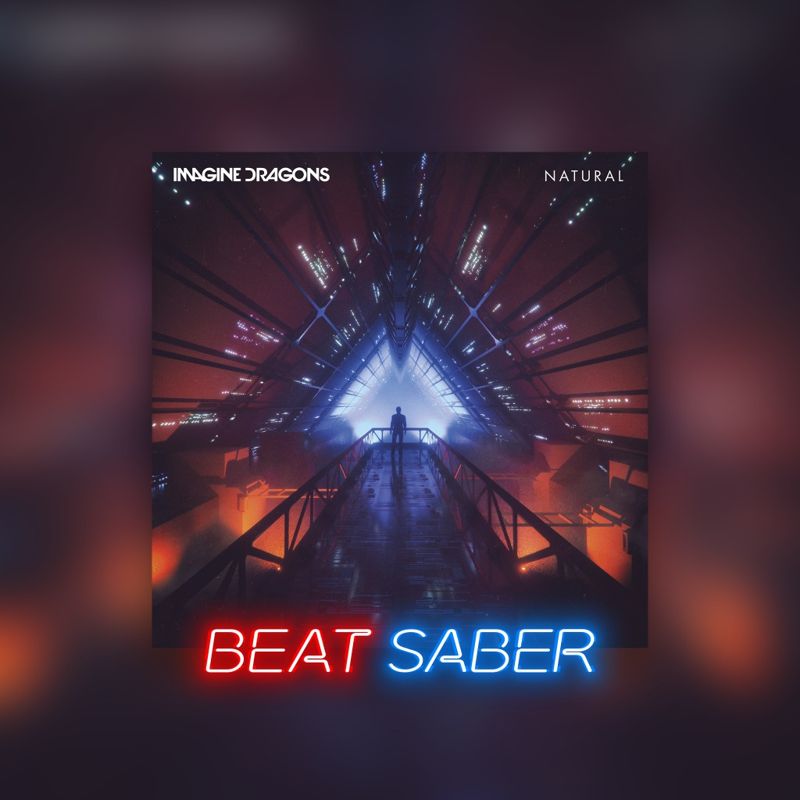 Front Cover for Beat Saber: Imagine Dragons - Natural (PlayStation 4) (download release)