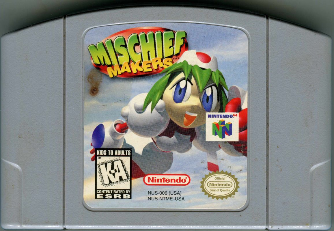 Media for Mischief Makers (Nintendo 64): Front