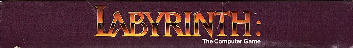 Spine/Sides for Labyrinth (Commodore 64): Top/Bottom