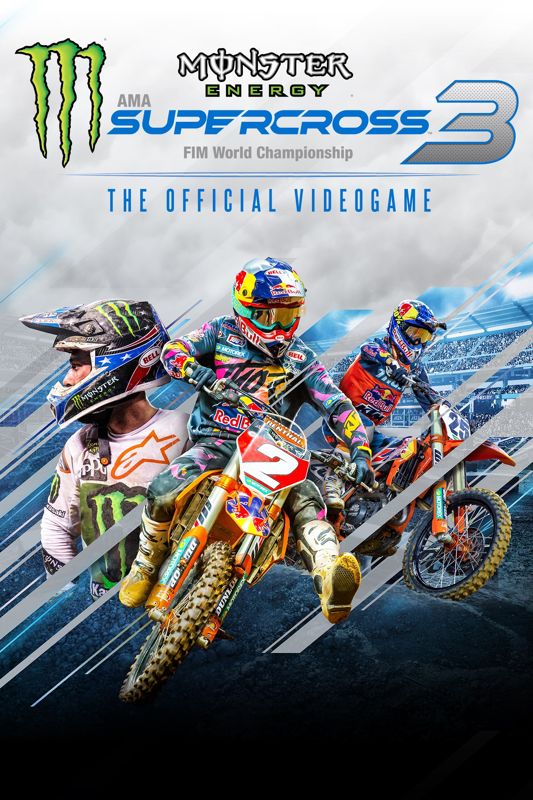 Front Cover for Monster Energy Supercross 3: The Official Videogame (Xbox One) (download release)