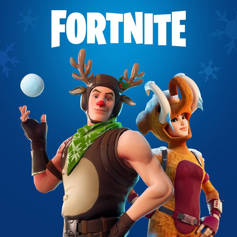 Front Cover for Fortnite (Nintendo Switch) (download release): X-mas 2019 version