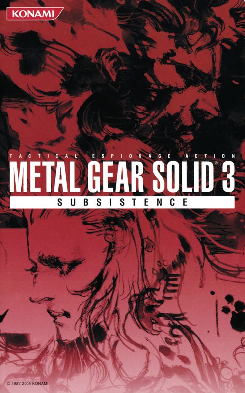 Metal Gear Solid 3: Subsistence (Limited Edition) Cover Or Packaging ...