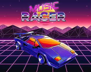 Front Cover for Music Racer (Windows) (itch.io release)