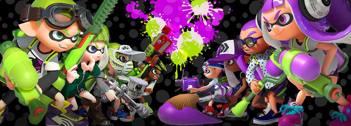 Front Cover for Splatoon (Wii U) (eShop release): 2nd version