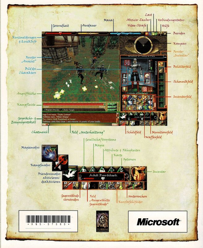 Manual for Asheron's Call (Windows): Back