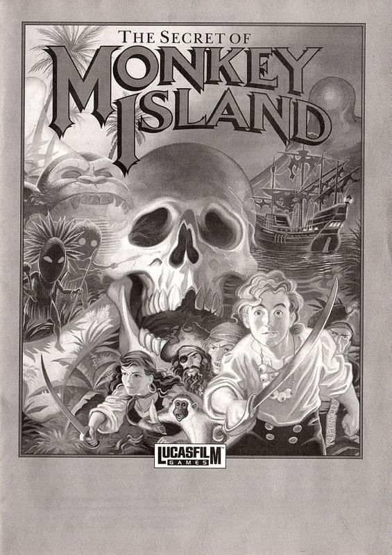 Manual for The Secret of Monkey Island (DOS) (EGA 3.5" disk version)
