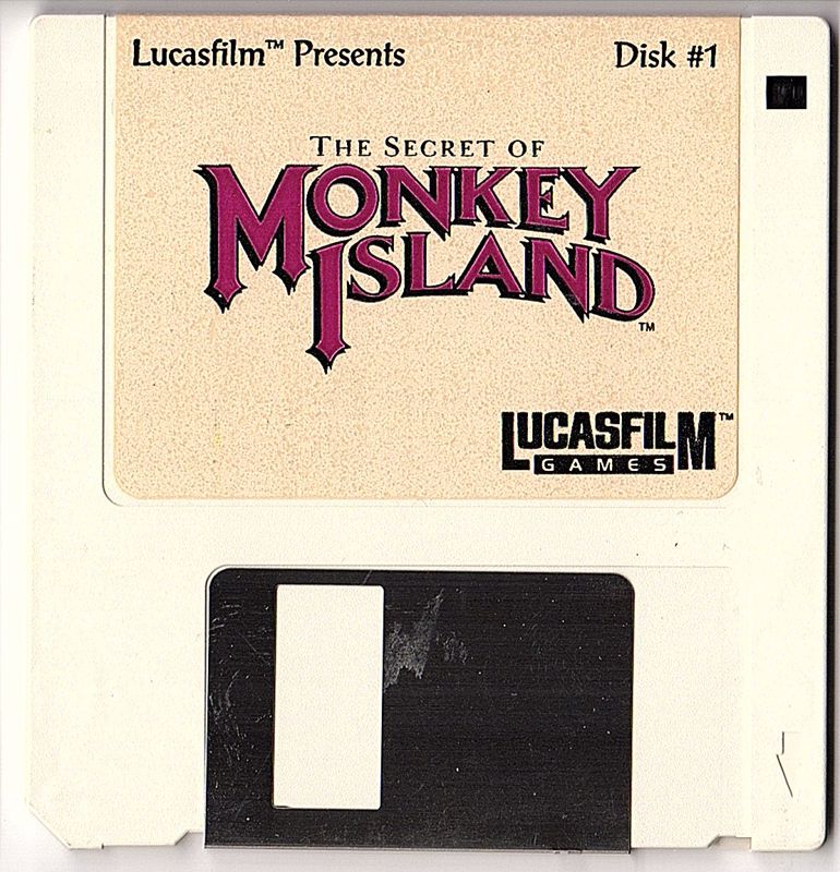 Media for The Secret of Monkey Island (DOS) (EGA 3.5" disk version): Disk 1