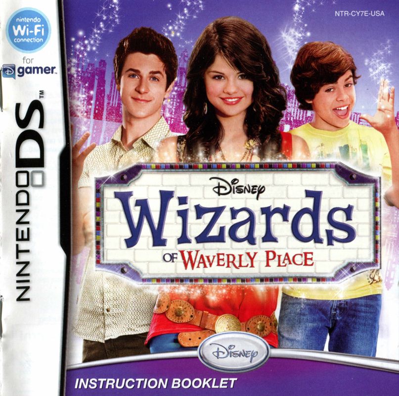 Manual for Disney: Wizards of Waverly Place (Nintendo DS): Front