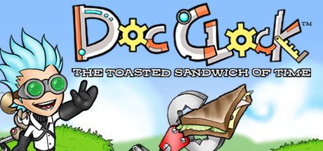 Front Cover for Doc Clock: The Toasted Sandwich of Time (Macintosh and Windows) (Steam release)