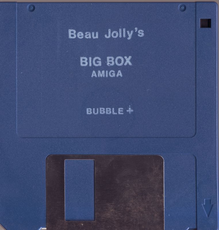 Media for Big Box (Amiga) (Included in the box : a survey for Beau-Jolly and a single manual to start and understand the controls for each game in the package.): Bubble +