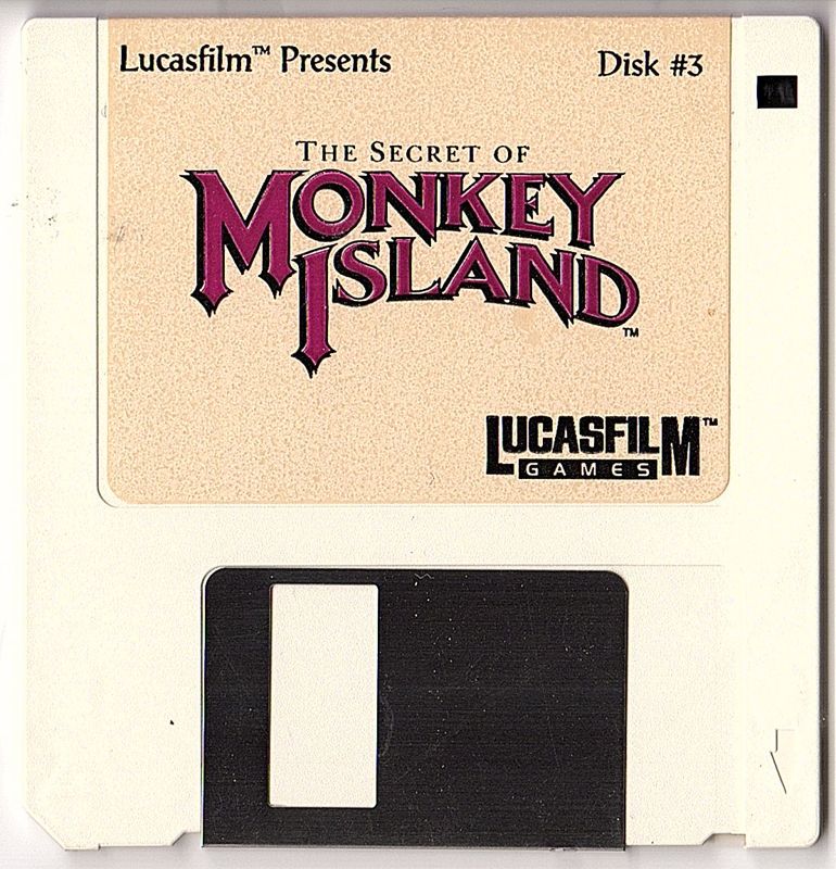 Media for The Secret of Monkey Island (DOS) (EGA 3.5" disk version): Disk 3