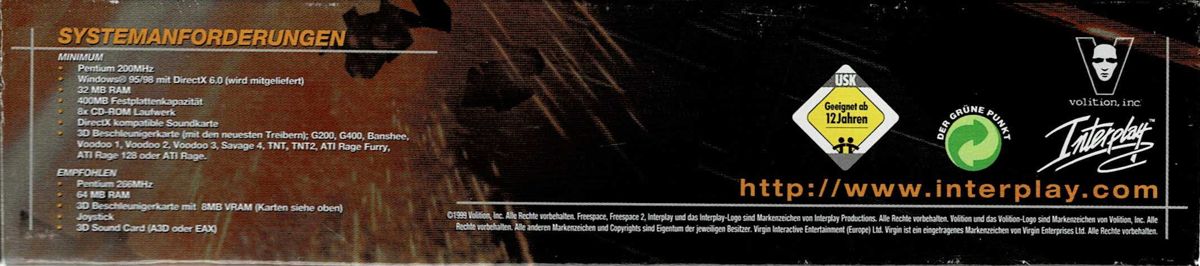 Spine/Sides for Freespace 2 (Windows): Bottom