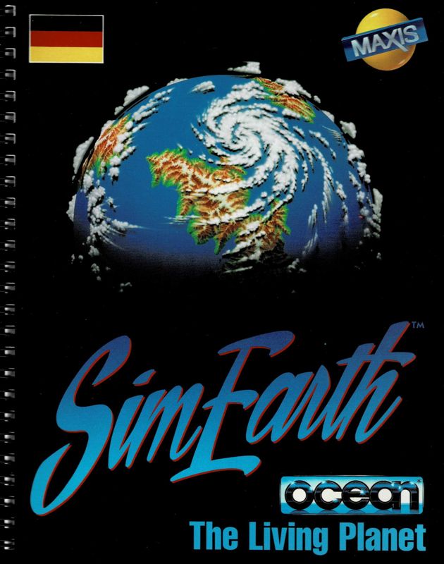 Manual for SimEarth: The Living Planet (DOS): Front
