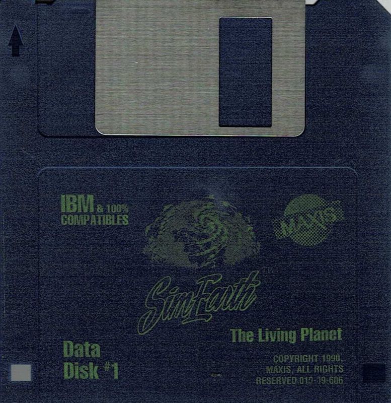 Media for SimEarth: The Living Planet (DOS): Disk 1 - 3,5''