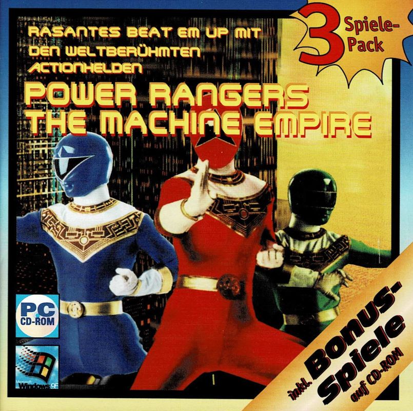 Other for Saban's Power Rangers Zeo Versus The Machine Empire (Macintosh and Windows and Windows 16-bit) (Printed Cardboard with attached Jewel Case (PC Games Classics release)): Jewel Case - Front