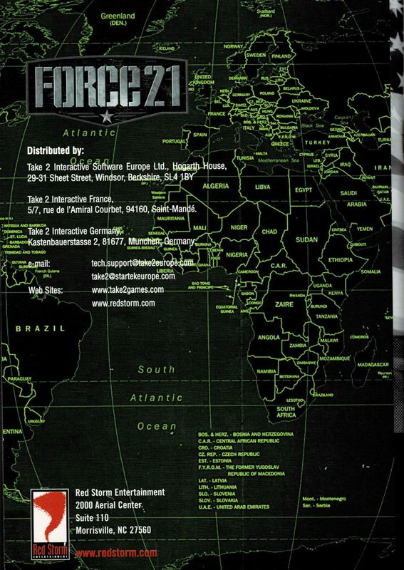 Manual for Force 21 (Windows): Back