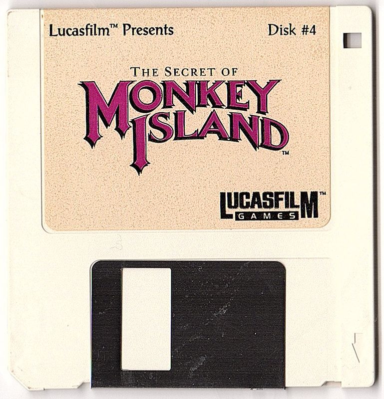 Media for The Secret of Monkey Island (DOS) (EGA 3.5" disk version): Disk 4