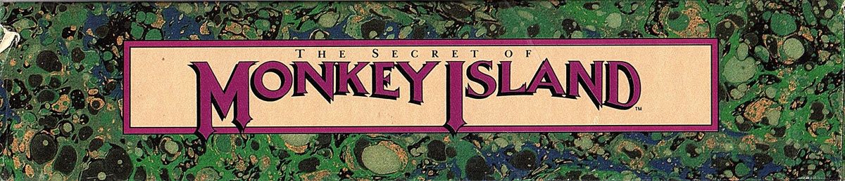 Spine/Sides for The Secret of Monkey Island (DOS) (EGA 3.5" disk version): Top
