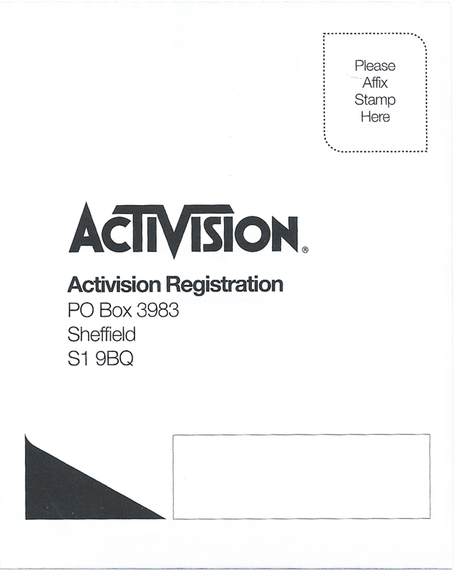 Extras for Call of Duty 2 (Game of the Year Edition) (Windows): Registration Card - Back