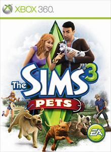 Front Cover for The Sims 3: Pets (Xbox 360) (Games on Demand release)
