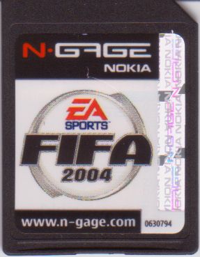 Media for FIFA Soccer 2004 (N-Gage)