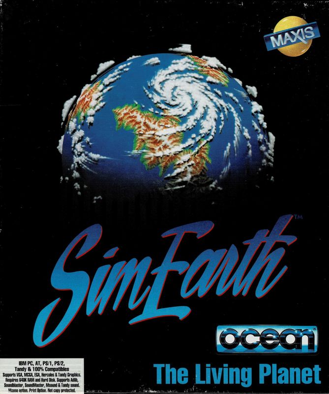 Front Cover for SimEarth: The Living Planet (DOS)