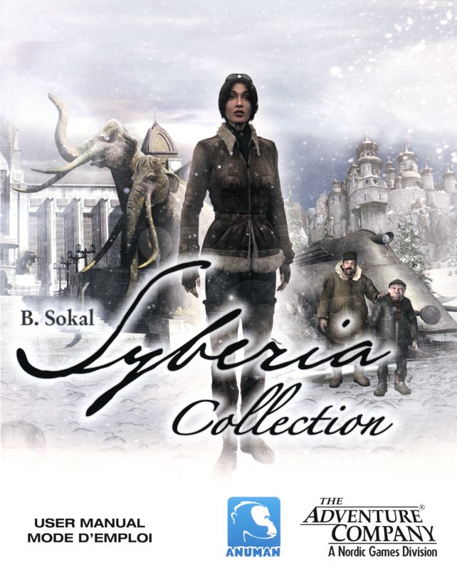 Manual for Syberia: Collectors Edition I & II (PlayStation 3): Front